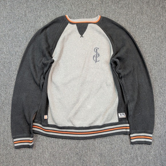 Sean John Vintage Y2K Knit Sweater XL Black Grey Cotton Streetwear Hip Hop Retro — photo 2